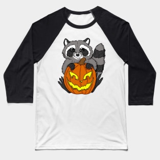 Halloween Trash Panda Baseball T-Shirt